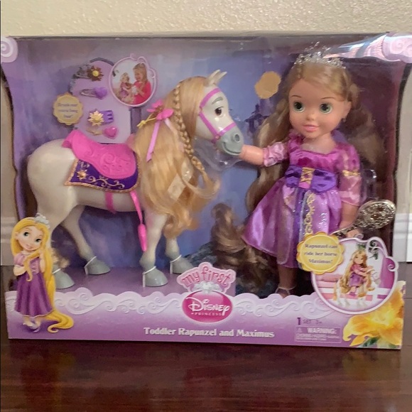 toddler rapunzel and maximus